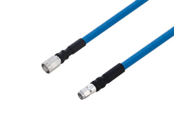 Plenum SMA Male to NEX10 Male Low PIM Cable 100 cm Length Using SPP-250-LLPL Coax Using Times Microwave Parts