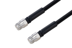 Fire Rated N Female to N Female Low PIM Cable 100 cm Length Using SPF-375 Coax Using Times Microwave Parts