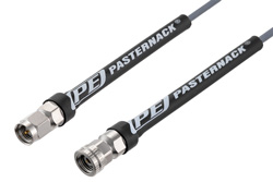 SMA Male to 1.85mm Male Cable 12 Inch Length Using PE-P103 Coax