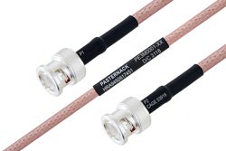 MIL-DTL-17 BNC Male to BNC Male Cable Using M17/60-RG142 Coax