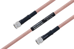 MIL-DTL-17 SMA Male to SMA Male Cable 30 Inch Length Using M17/60-RG142 Coax