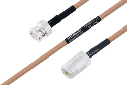 MIL-DTL-17 BNC Male to N Female Cable Using M17/128-RG400 Coax