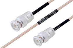 MIL-DTL-17 BNC Male to BNC Male Cable 36 Inch Length Using M17/113-RG316 Coax