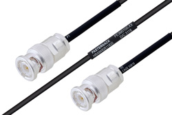 MIL-DTL-17 BNC Male to BNC Male Cable 36 Inch Length Using M17/119-RG174 Coax