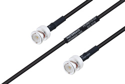 MIL-DTL-17 BNC Male to BNC Male Cable 24 Inch Length Using M17/183-00001 Coax