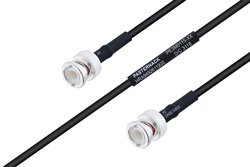 MIL-DTL-17 BNC Male to BNC Male Cable Using M17/183-00001 Coax
