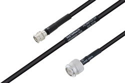 MIL-DTL-17 SMA Male to TNC Male Cable 200 cm Length Using M17/28-RG58 Coax