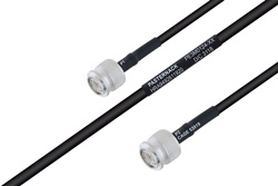 MIL-DTL-17 TNC Male to TNC Male Cable Using M17/183-00001 Coax