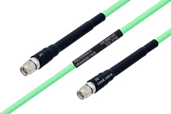 温度预处理型低损耗电缆组件，SMA公头转SMA公头，使用PE-P142LL同轴电缆