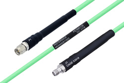 温度预处理型低损耗电缆组件，SMA公头转SMA母头，使用PE-P142LL同轴电缆