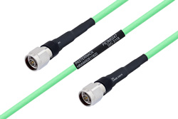温度预处理型低损耗电缆组件，N型公头转N型公头，使用PE-P300LL同轴电缆
