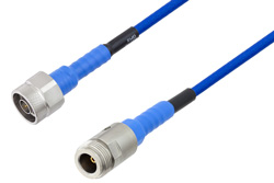 PE-TC195 Series Phase Stable Test Cable N Male to N Female to 18 GHz 72 Inch Length
