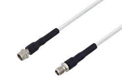 75 Ohm F Male to 75 Ohm F Female Low Frequency Cable 36 Inch Length Using 75 Ohm PE-SF200LL75 Coax, RoHS