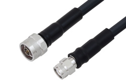 N Male to TNC Male Cable 150 CM Length Using LMR-400 Coax
