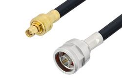 SMA Male to N Male Low Loss Cable Using LMR-400 Coax