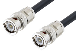 BNC Male to BNC Male Cable 150 cm Length Using LMR-240 Coax