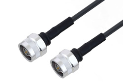 N Male to TNC Male Cable 12 Inch Length Using LMR-195 Coax