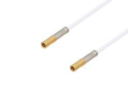 SSMB Plug to SSMB Plug Cable 12 Inch Length Using RG188-DS Coax