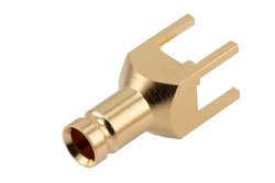 12G SDI 75 Ohm 1.0/2.3 Female Connector Solder Attachment Thru Hole PCB