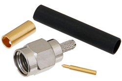 SMA Male Connector Solder Attachment for RG316, RG188