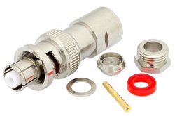 SHV Plug Connector Clamp/Solder Attachment for RG59, RG62, RG71