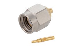 SMA Male Precision Connector Solder Attachment for PE-047SR, PE-SR047AL, PE-SR047FL