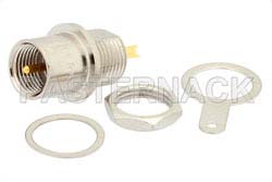FME Plug Bulkhead Connector Solder Attachment Solder Cup Terminal, .350 inch D Hole