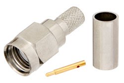 SMA Male Connector Crimp/Solder Attachment for PE-P195