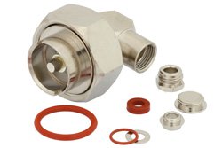 7/16 DIN Male Right Angle Connector Clamp/Solder Attachment For RG58, RG55, RG141, RG142, RG223, RG400