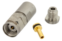 1.85mm公头连接器，夹钳/焊接附件，用于 PE-047SR、PE-SR047AL、PE-SR047FL
