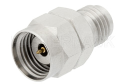 1.85mm公头螺纹连接器，现场可更换附件，Pin 0.009英寸