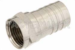 75 Ohm F Male Connector Crimp/Solder Attachment for RG6-CATV