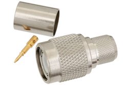 TNC Male Connector Crimp/Solder Attachment For RG213, RG8