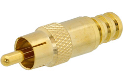 75 Ohm RCA Male Precision Connector Crimp/Solder Attachment For PE-B159