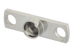 SMP Male Full Detent Shroud 2 Hole Flange Mount 0.481 Inch Hole Spacing