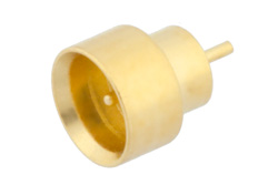 SMP Male Full Detent Hermetically Sealed Connector Solder Attachment Solder Mount Pin Terminal .060 inch Pin length