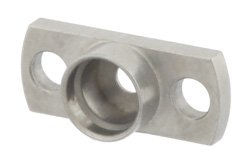 SMP Male Smooth Bore Shroud 2 Hole Flange Mount 0.282 Inch Hole Spacing