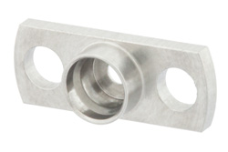 SMP Male Limited Detent Shroud 2 Hole Flange Mount 0.328 Inch Hole Spacing