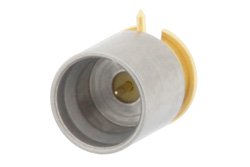 SMP Male Limited Detent Connector Solder Attachment Surface Mount PCB with Raised Right Angle Center Contact