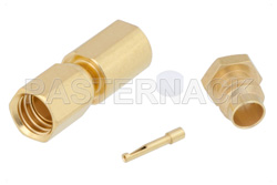 SSMC Plug Connector Clamp/Solder Attachment for PE-SR405AL, PE-SR405FL, PE-SR405FLJ, PE-SR405TN, RG405