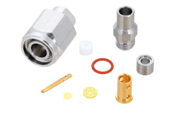 TNC Male Connector Clamp/Solder Attachment for PE-P160LL