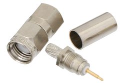 SMA Male Connector Crimp/Solder (Captive Contact) Attachment For RG58