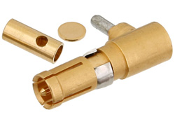 D-Sub Receptacle Right Angle Contact Solder Attachment For RG178, RG196