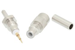 SMC Jack Connector Crimp/Solder Attachment For RG178, RG196