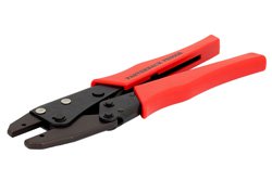 Scissor-Style Coaxial Crimping Tool Without Die