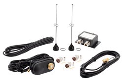 双频段双工天线套件，带GPS，双频段108-174 MHz，380-870 MHz，NMO安装/N型连接器