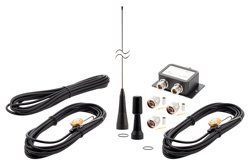 三频段双工天线套件，三频段108-174 MHz，450-520 MHz，746-870 MHz，NMO安装/N型连接器