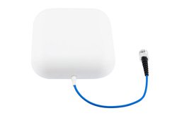 低 PIM 垂直极化DAS面板天线，698-960 MHz/1710-2700 Mhz/3400-4200 MHz，5-8.5 dBi，壁挂安装，两个 4.3-10 母头连接器