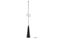 独立接地聚弹簧车载天线，2 dBi，132至174 MHz，NMO底座连接器