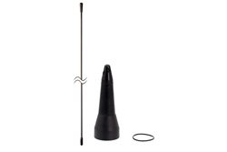 可调谐聚弹簧车载天线，3 dB，144至174 MHz，NMO底座连接器